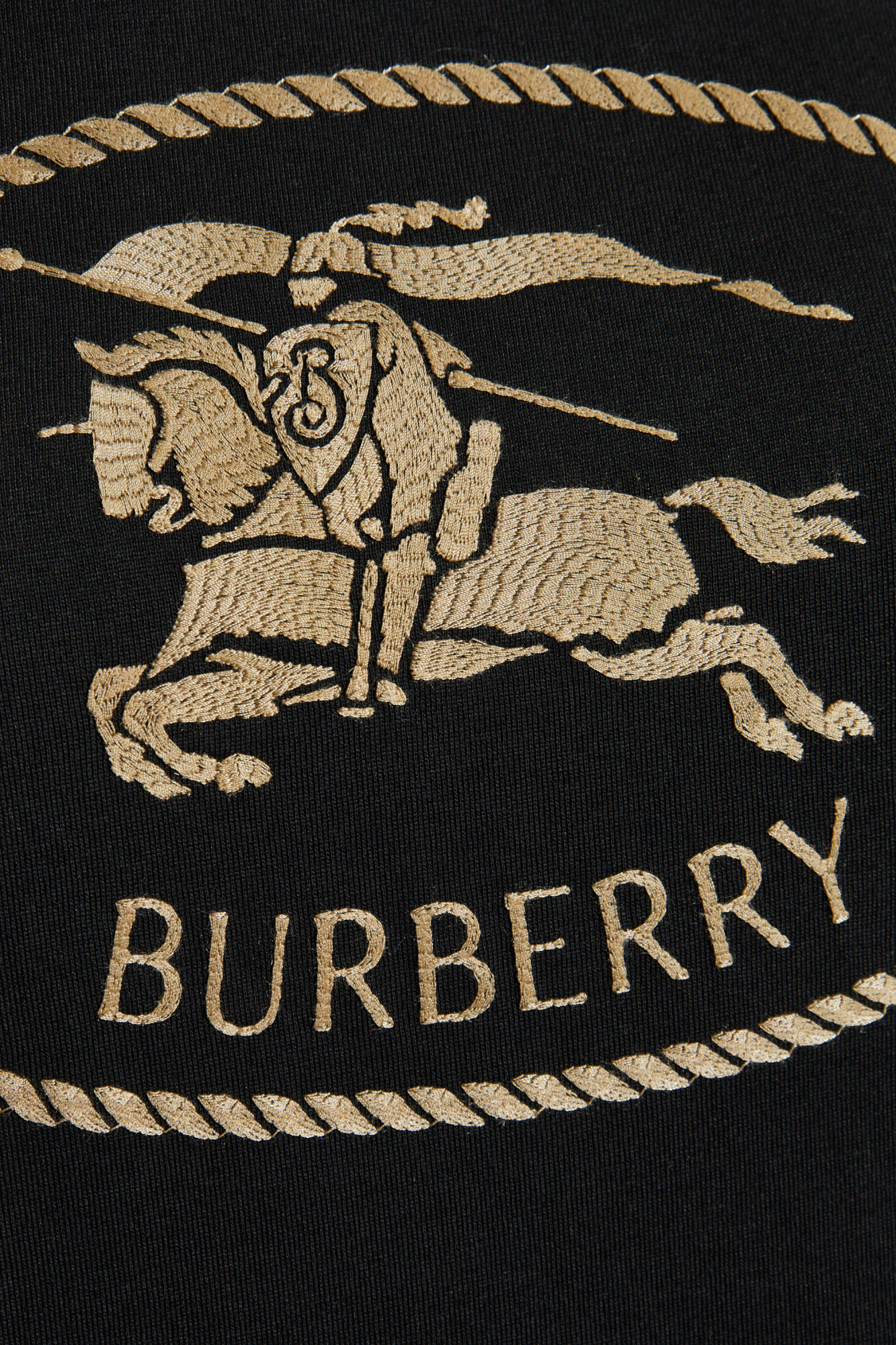 Black T-shirt with logo Burberry - Vitkac Canada